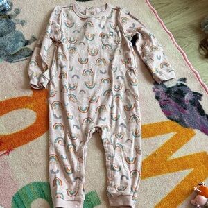 Lucky Brand Pink Rainbow Kids One Piece